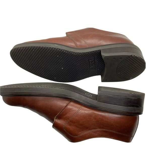 Bass Oxford Dress Size 9 M Shoes Men\'s Brown Leather Almond Toe Monk Strap main image 8